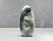 和田玉龙挂件吊坠墨玉挂件吊坠诸事顺利