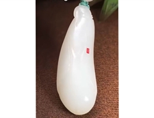 和田玉玉兰花挂件吊坠羊脂白玉挂件吊坠冰清玉洁