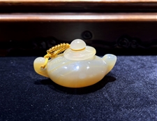玛瑙壶天然玛瑙壶把件
