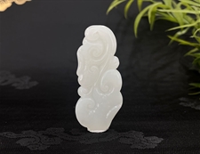 和田玉如意挂件吊坠羊脂玉挂件吊坠吉祥如意