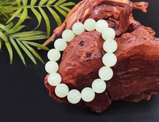 和田玉手串10mm圆珠手串