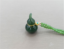 和田玉葫芦挂件吊坠碧玉挂件吊坠‌福禄如意