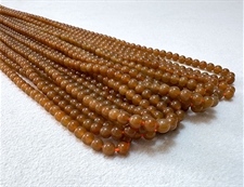 和田玉糖玉珠串链4mm